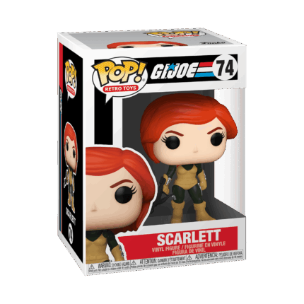 Funko Pop! Retro Toys: G.I. Joe - Scarlett #74 Vinyl Figure