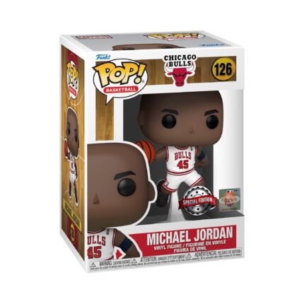Funko Pop! NBA Basketball: Bulls - Michael Jordan (1995 Playoffs) (Special Edition) #126 Vinyl Figure