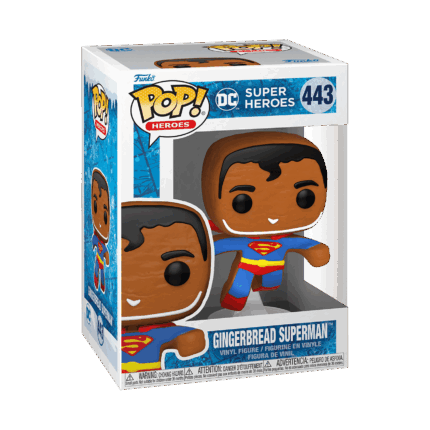 Funko Pop! Heroes: DC Super Heroes Holiday - Gingerbread Superman #443 Vinyl Figure