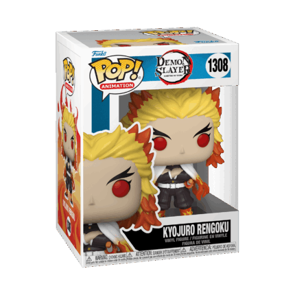 Funko Pop! Animation: Demon Slayer Kimetsu No Yaiba - Kyojuro Rengoku #1308 Vinyl Figure
