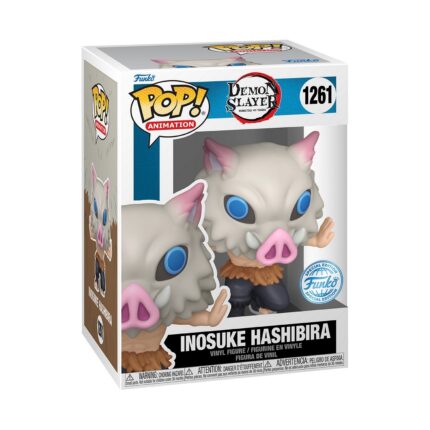 Funko Pop! Animation: Demon Slayer Kimetsu no Yaiba S1 - Inosuke Hashibira (Special Edition) #1261 Vinyl Figure