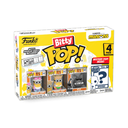 Funko Bitty Pop! 4-Pack: Minions - Tourist Jerry Vinyl Figures