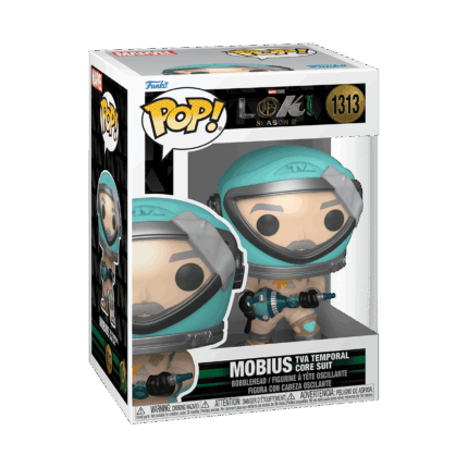 Funko Pop! Marvel: Loki Season 2 - Mobius (TVA Temporal Core Suit) #1313 Bobble-Head Vinyl Figure