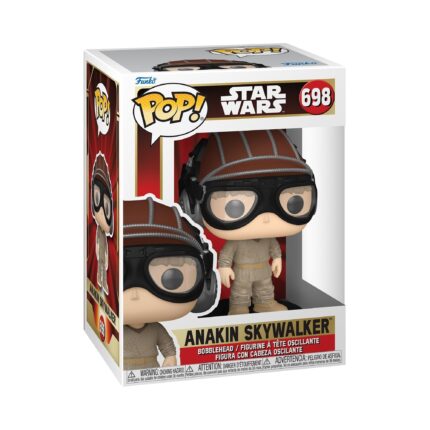 Funko Pop! Disney Star Wars: EP1 The Phantom Menace Anniversary - Anakin Skywalker with Helmet #698 Bobble-Head Vinyl Figure