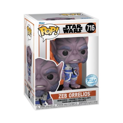 Funko Pop! Star Wars: The Mandalorian S10 - Zeb Orrelios (Special Edition) #716 Bobble-Head Vinyl Figure