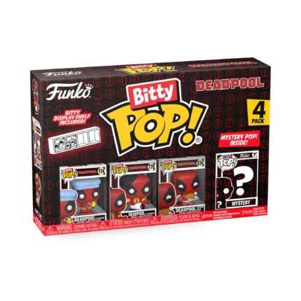 Funko Bitty Pop! 4-Pack: Deadpool - Bathtime Vinyl Figures