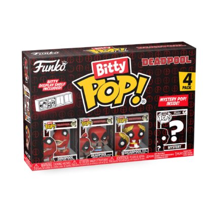 Funko Bitty Pop! 4-Pack: Deadpool - Dinopool Vinyl Figures