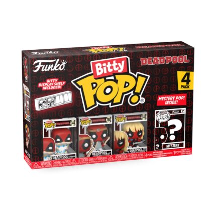 Funko Bitty Pop! 4-Pack: Deadpool - Sleepover Vinyl Figures