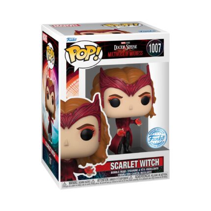 Funko Pop! Marvel: Doctor Strange in the Multiverse of Madness - Scarlet Witch (Glows in the Dark) (Special Edition) #1007 Bobble-Head Vinyl Figure