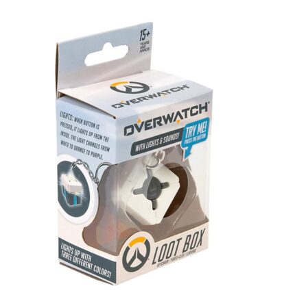 Overwatch Loot Box Light-Up Keychain