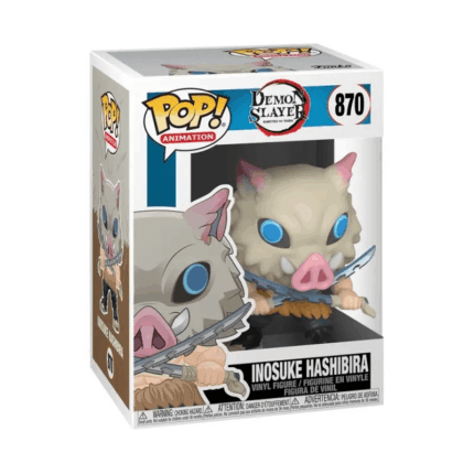 Funko Pop! Animation: Demon Slayer Kimetsu No Yaiba - Inosuke Hashibira #870 Vinyl Figure