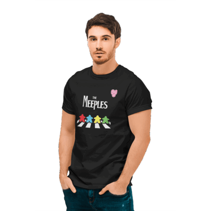 T-Shirt "The Meeples" Μαύρο