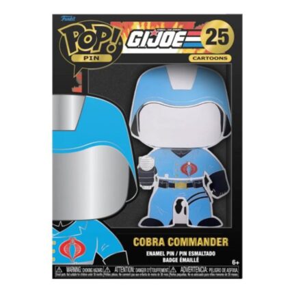 Funko Pop! Cartoons Pin: GI Joe - Cobra Commander #25 Large Enamel Pin (GIJPP0002)